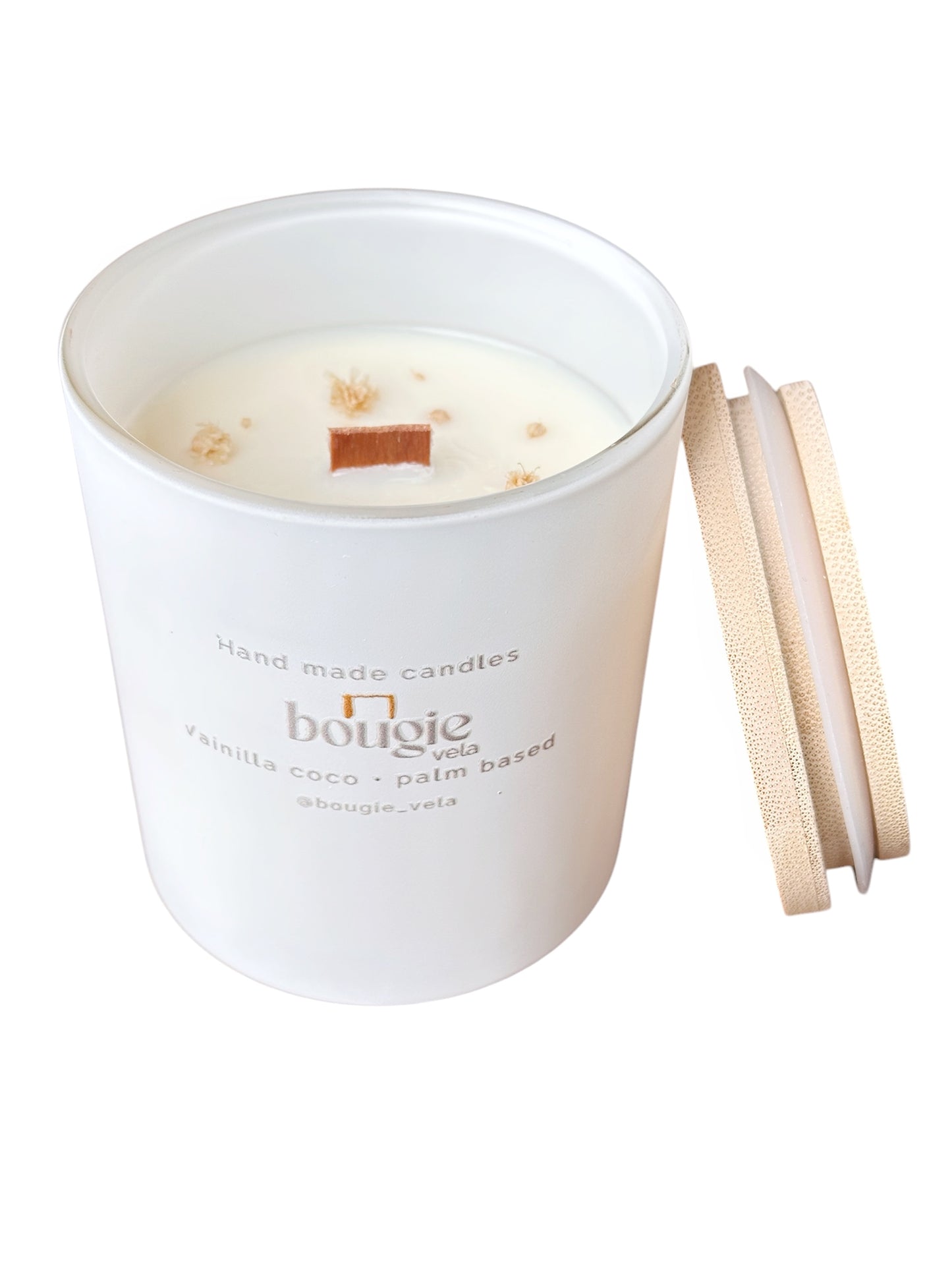 Bougie 250gr. Vainilla-coco